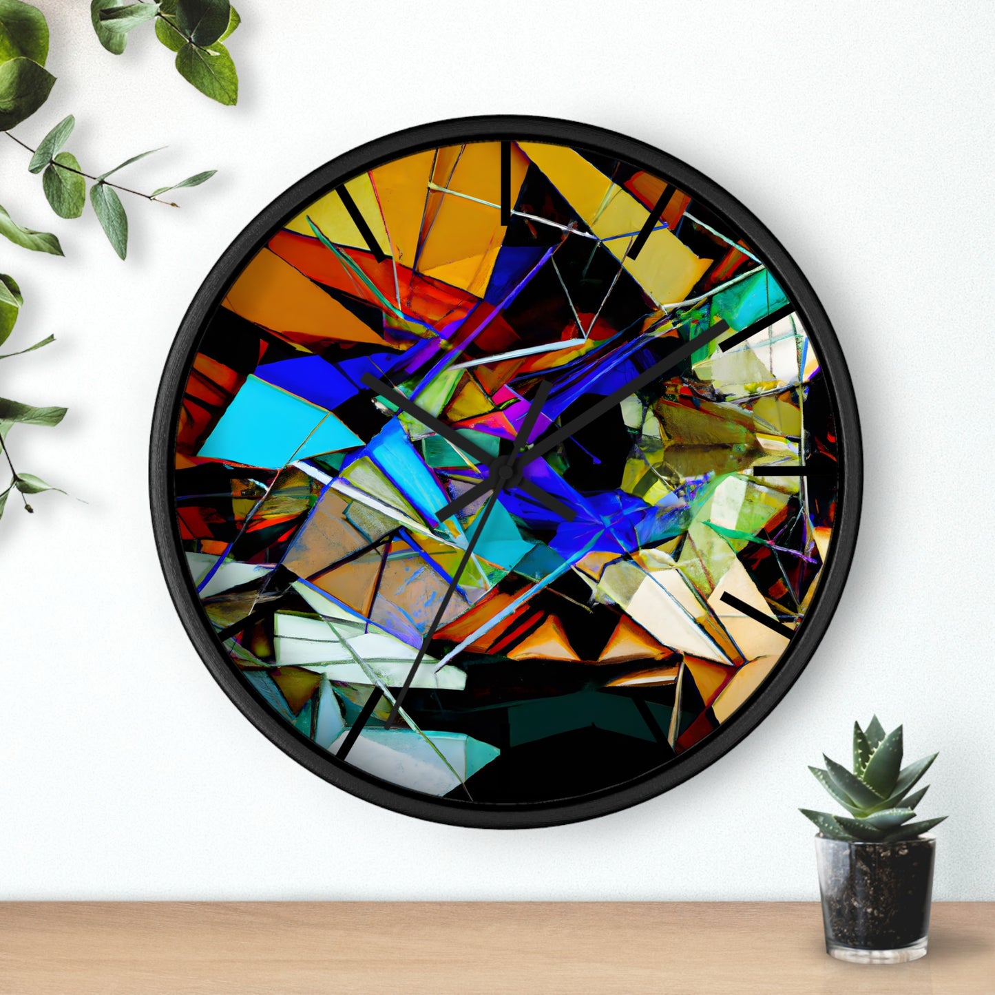 Adrianne Lehmann - Electric Force, Abstractly - Wall Clock