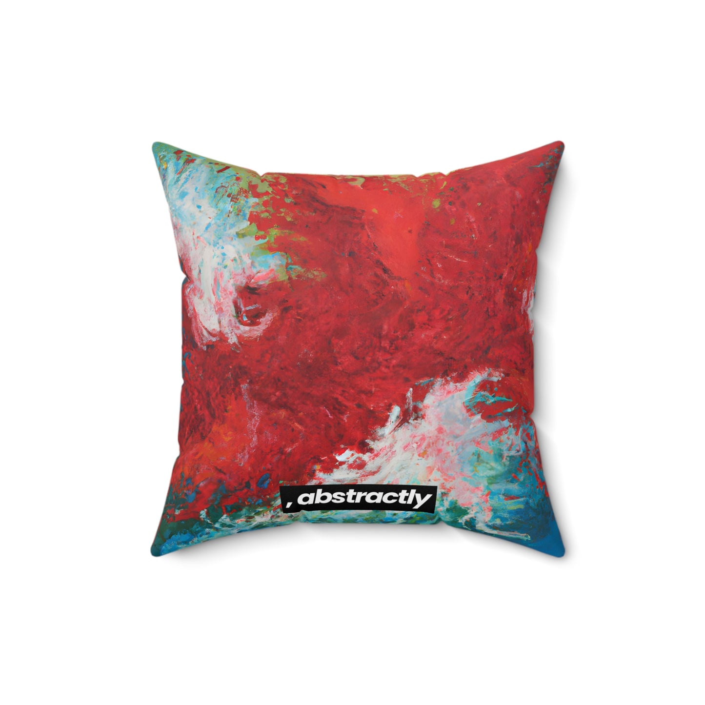 Fluoridium Hexanate - Chemistry, Abstractly - Faux Suede Throw Pillow