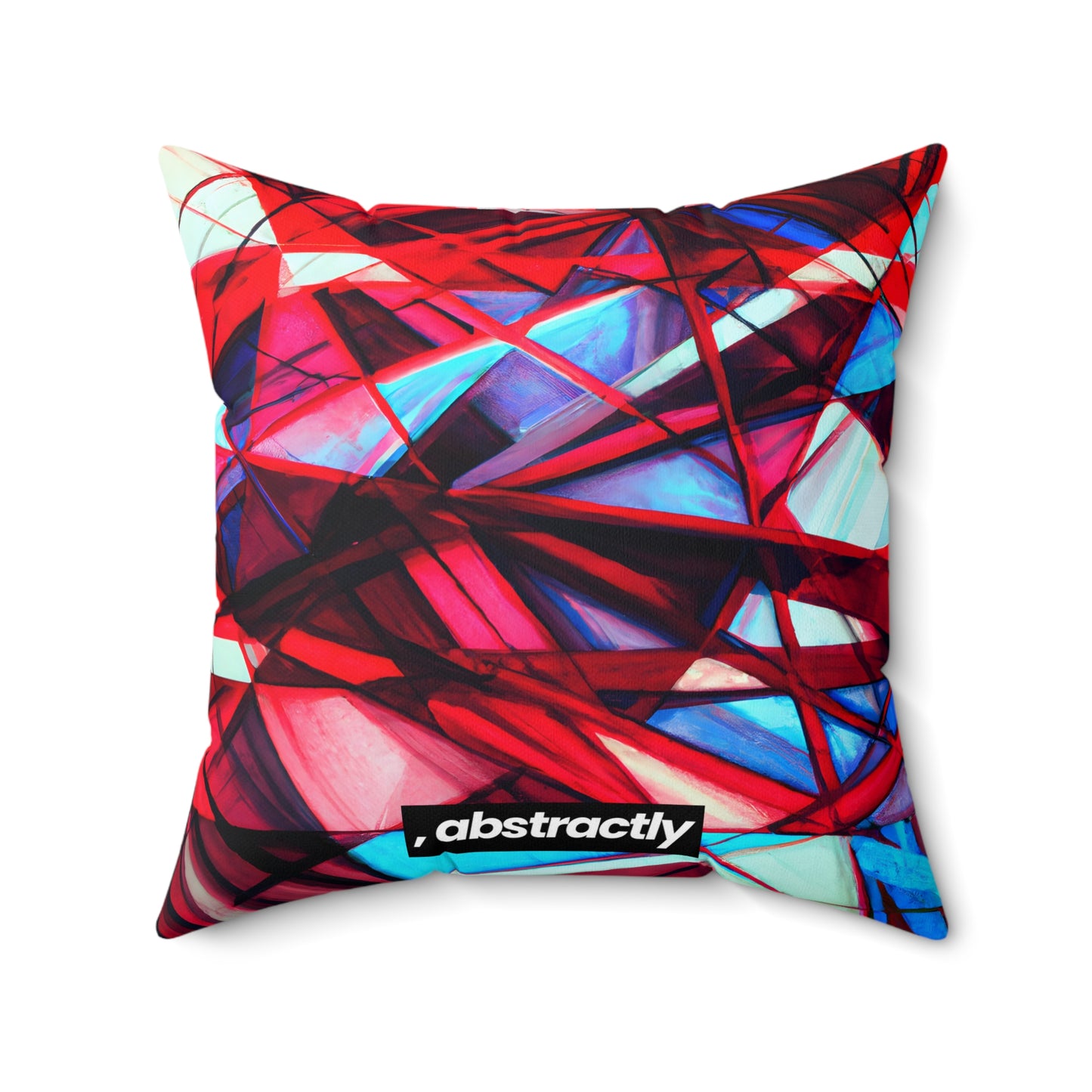 Howard Sternberg - Tension Force, Abstractly - Faux Suede Throw Pillow