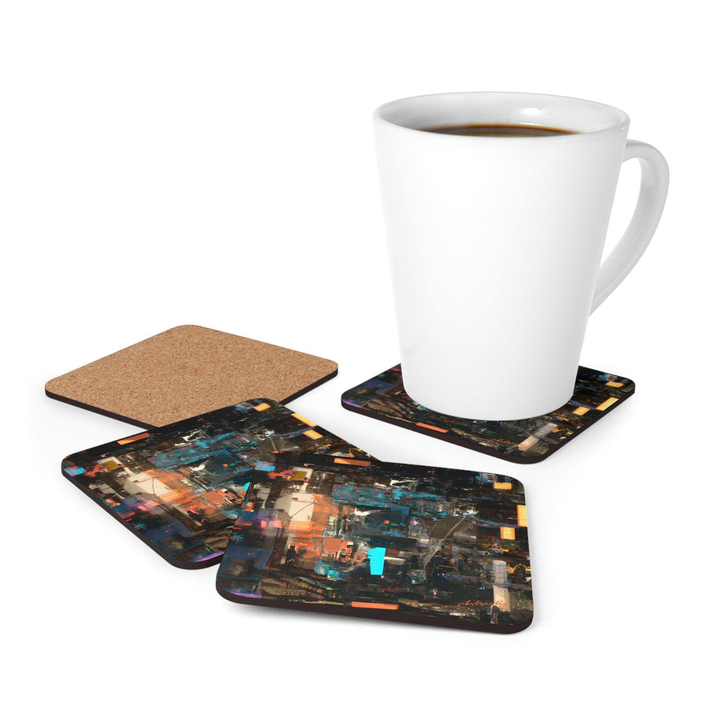 EverPeak Finance - Depreciation, Abstractly - Corkwood Coaster Set of 4