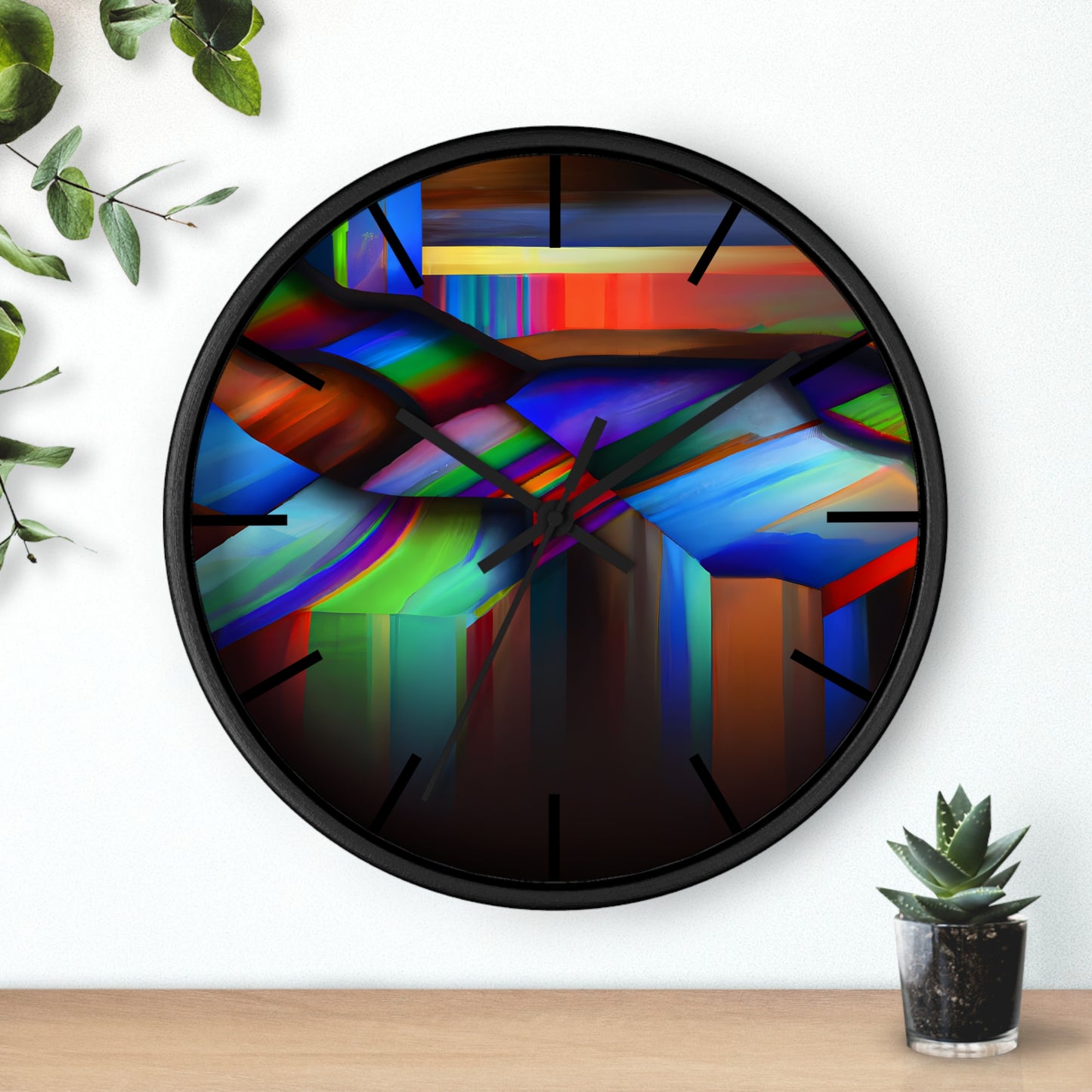 Henry Brinkley - Air Resistance Force, Abstractly - Wall Clock