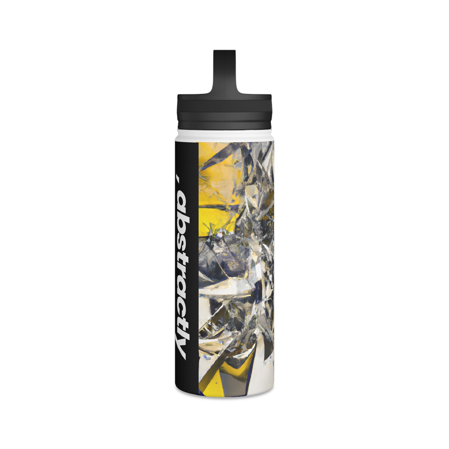 Donald Simmons - Friction Force, Abstractly - Stainless Steel Water Bottle