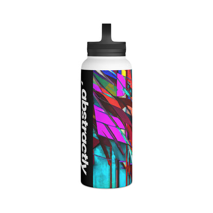 Iris Leonard - Electric Force, Abstractly - Stainless Steel Water Bottle