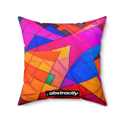 Frank Schroeder - Air Resistance Force, Abstractly - Faux Suede Throw Pillow