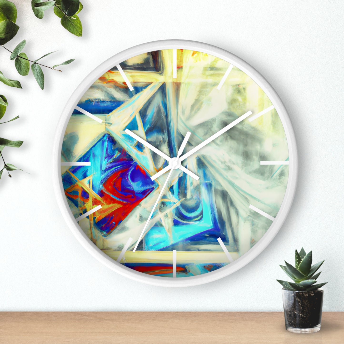 Clarissa Bohm - Electromagnetic Force, Abstractly - Wall Clock