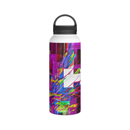 John Fermi - Friction Force, Abstractly - Stainless Steel Water Bottle