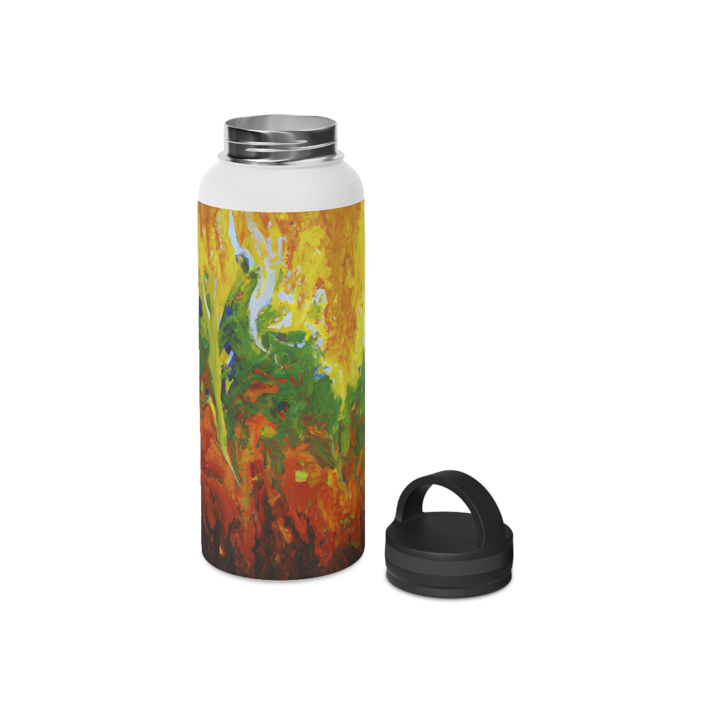 Frigivenium Crystal - Chemistry, Abstractly - Stainless Steel Water Bottle