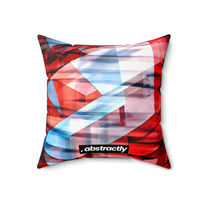 Maxwell Chamberlain - Applied Force, Abstractly - Faux Suede Throw Pillow