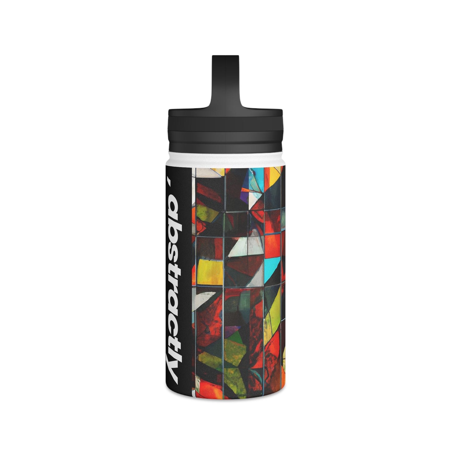 Maxine Cavanaugh - Friction Force, Abstractly - Stainless Steel Water Bottle