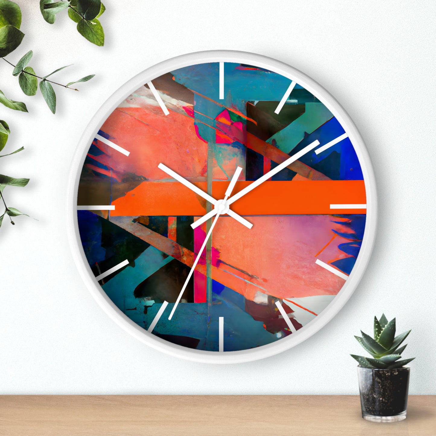 Ariana Sanders - Tension Force, Abstractly - Wall Clock