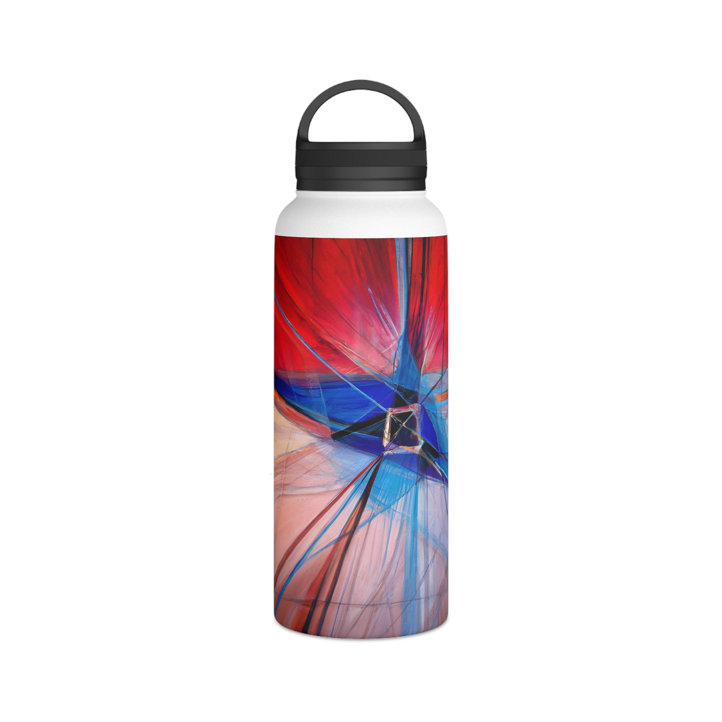 Sylvia Blackburn - Magnetic Force, Abstractly - Stainless Steel Water Bottle