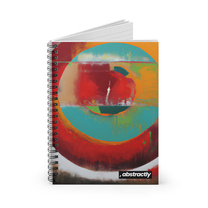 Solarium Angularite - Argon, Abstractly - Spiral Notebook