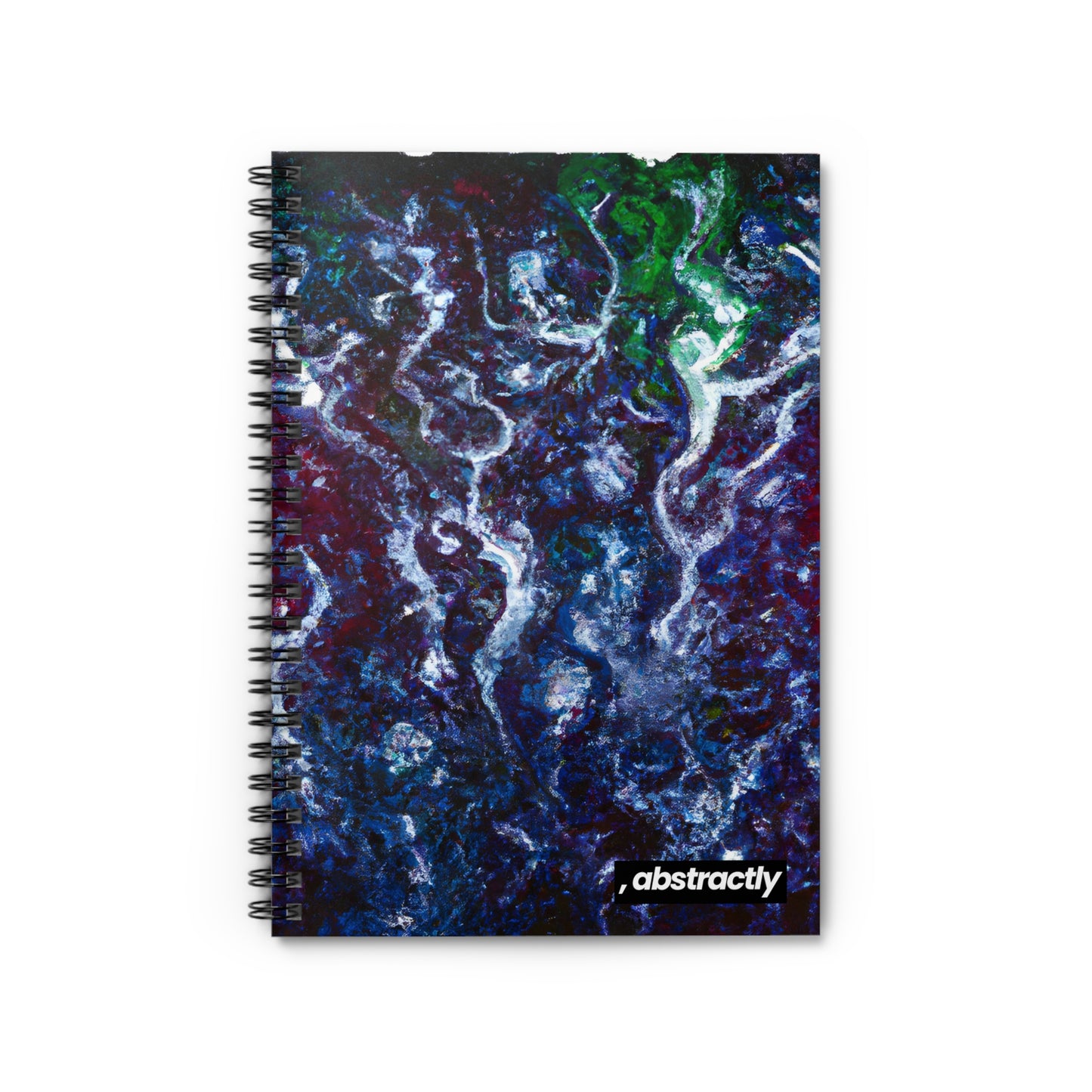 Violet Emission Oxide - Chemistry, Abstractly - Spiral Notebook