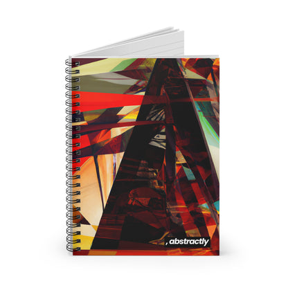 Miles Jefferson - Electromagnetic Force, Abstractly - Spiral Notebook