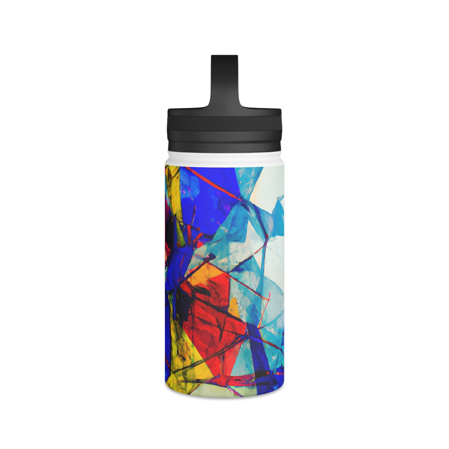 Geraldine Hallsworth - Tension Force, Abstractly - Stainless Steel Water Bottle