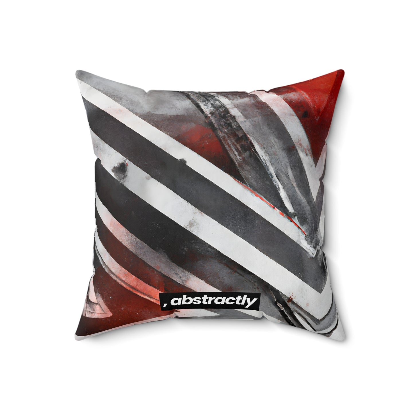 Ellis Porterfield - Tension Force, Abstractly - Faux Suede Throw Pillow