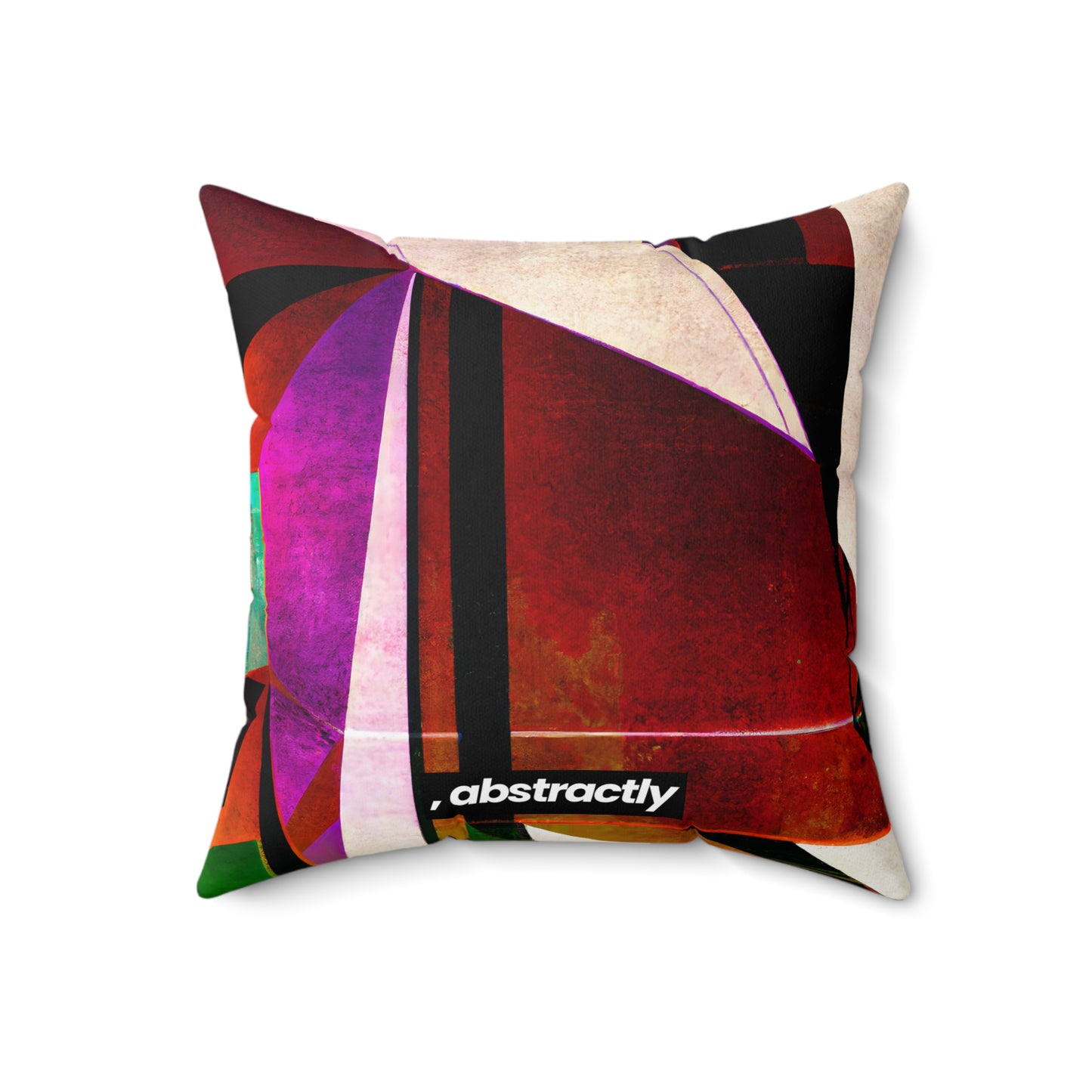 Fiona Hubble - Applied Force, Abstractly - Faux Suede Throw Pillow