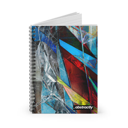 Miles Caldwell - Friction Force, Abstractly - Spiral Notebook