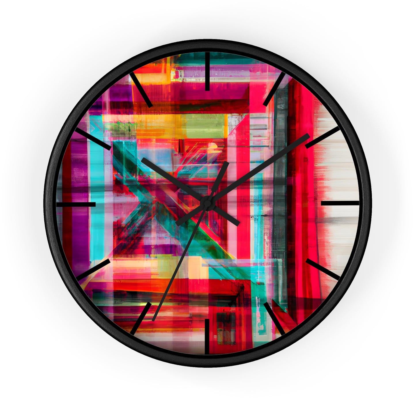 Mildred Hawking - Friction Force, Abstractly - Wall Clock