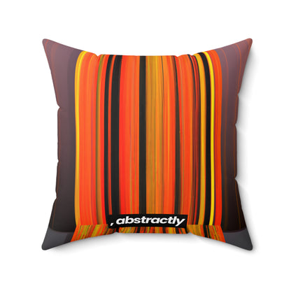 Leonor Fuentes - Normal Force, Abstractly - Faux Suede Throw Pillow