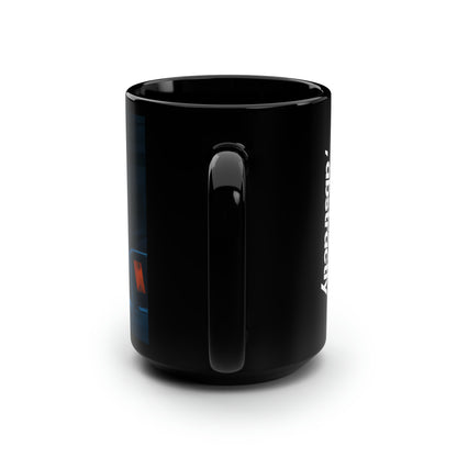 Aquila Capital - Sunk Cost, Abstractly - Black Ceramic Mug 15oz