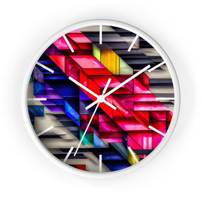 Ruth Rosenfield - Applied Force, Abstractly - Wall Clock