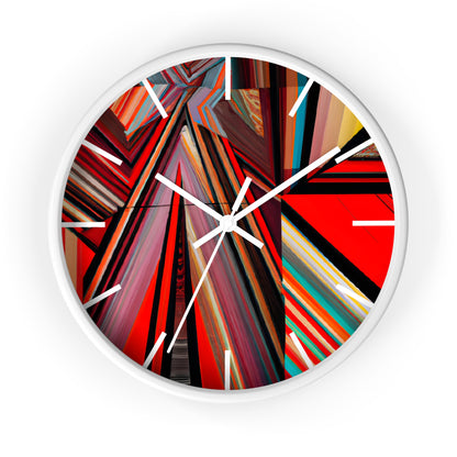 Clara Wentworth - Applied Force, Abstractly - Wall Clock