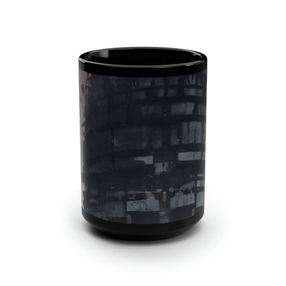 Equity Apex - Liquidity, Abstractly - Black Ceramic Mug 15oz