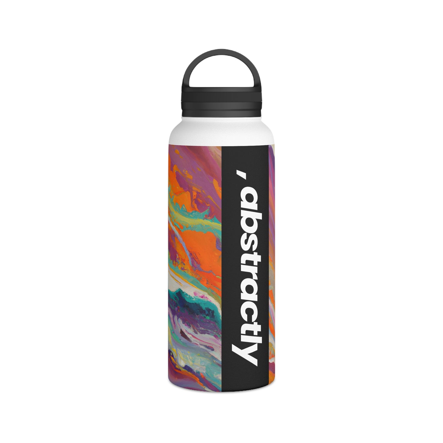 Gustavine Crystalidian - Chemistry, Abstractly - Stainless Steel Water Bottle