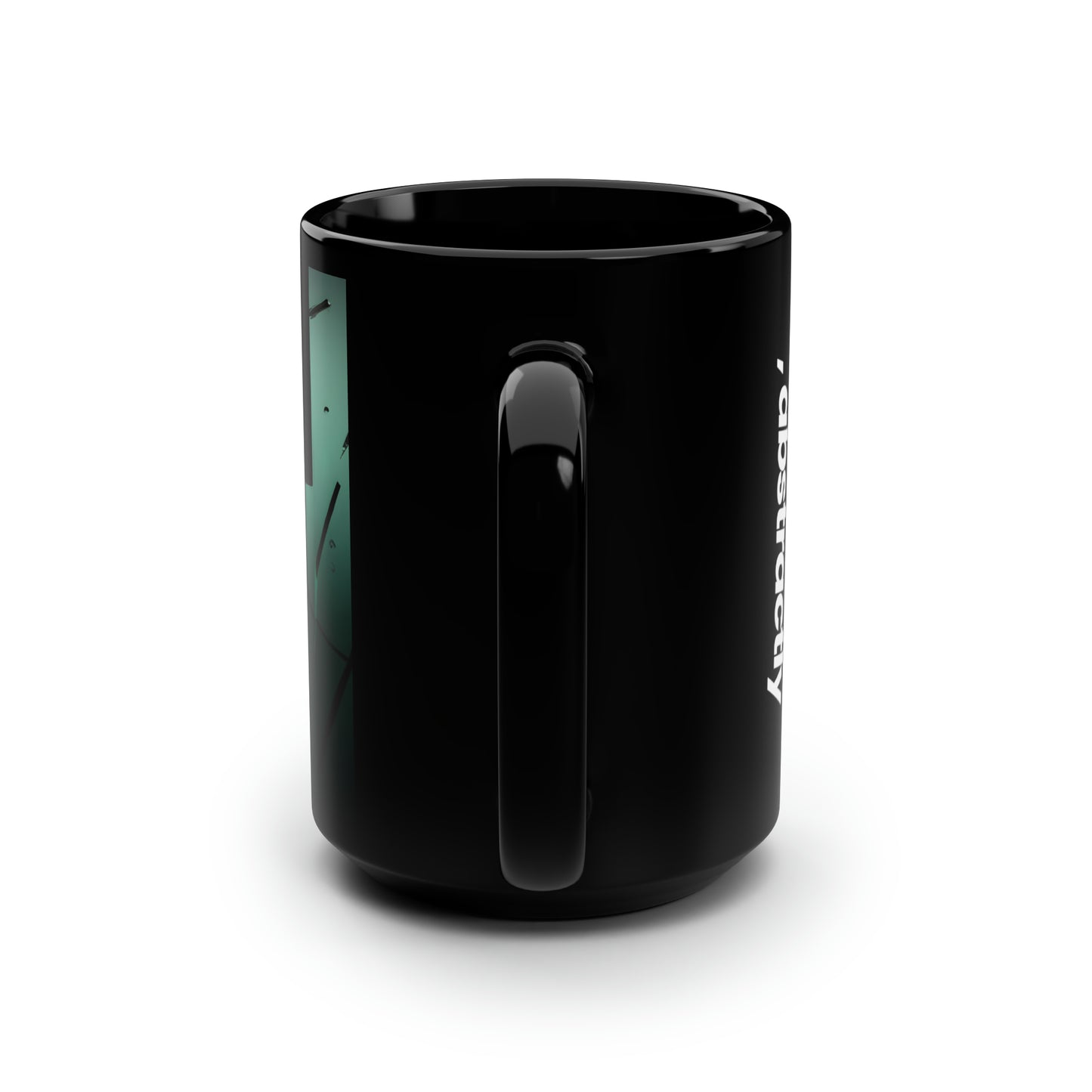 Peak Trust - Accrual, Abstractly - Black Ceramic Mug 15oz