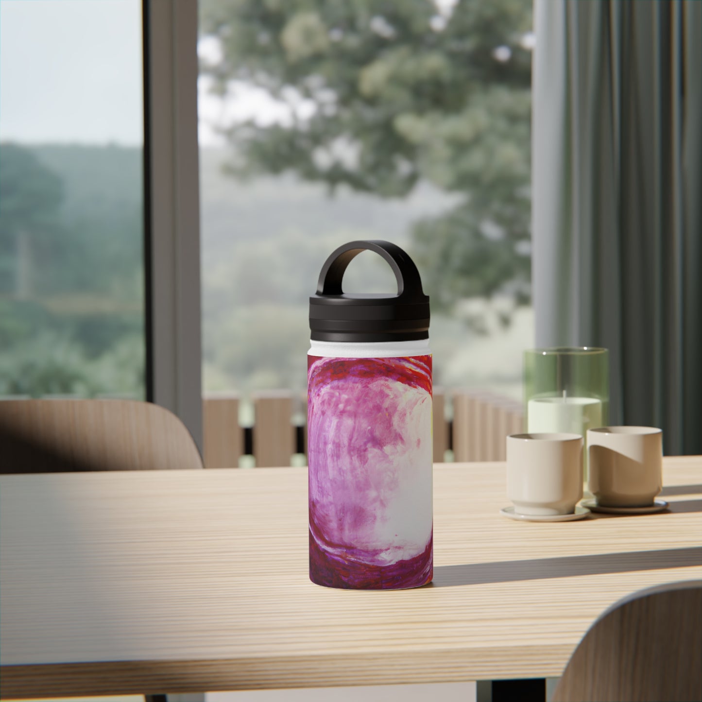 Quazarium Crystalite - Vanadium, Abstractly - Stainless Steel Water Bottle