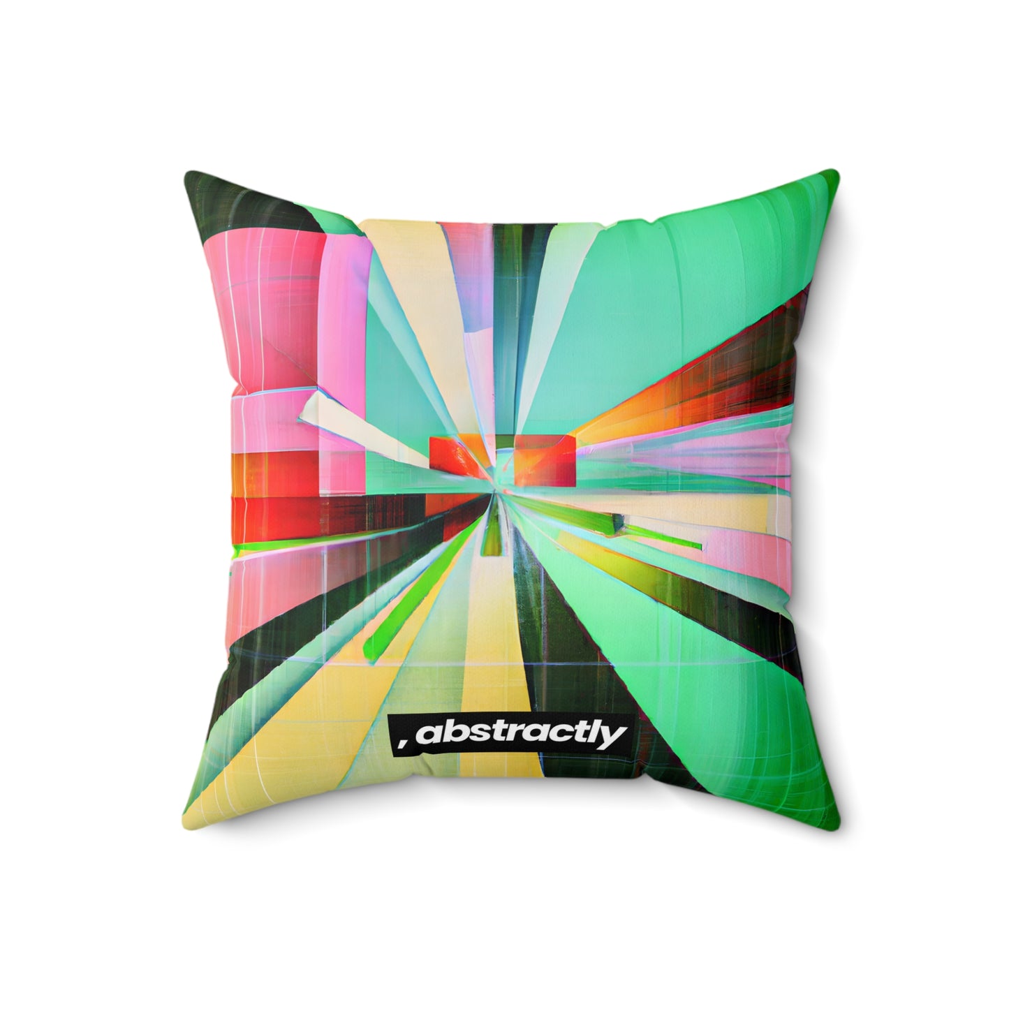 Joe Tremaine - Applied Force, Abstractly - Faux Suede Throw Pillow