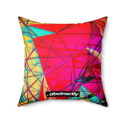 Esther Lombardi - Normal Force, Abstractly - Faux Suede Throw Pillow