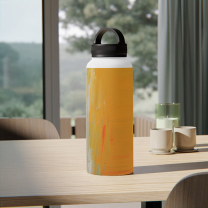 Pixeo Compound - Scandium, Abstractly - Stainless Steel Water Bottle