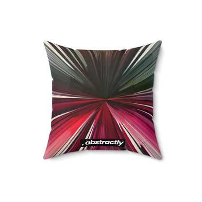 Lorenzo Mancini - Spring Force, Abstractly - Faux Suede Throw Pillow