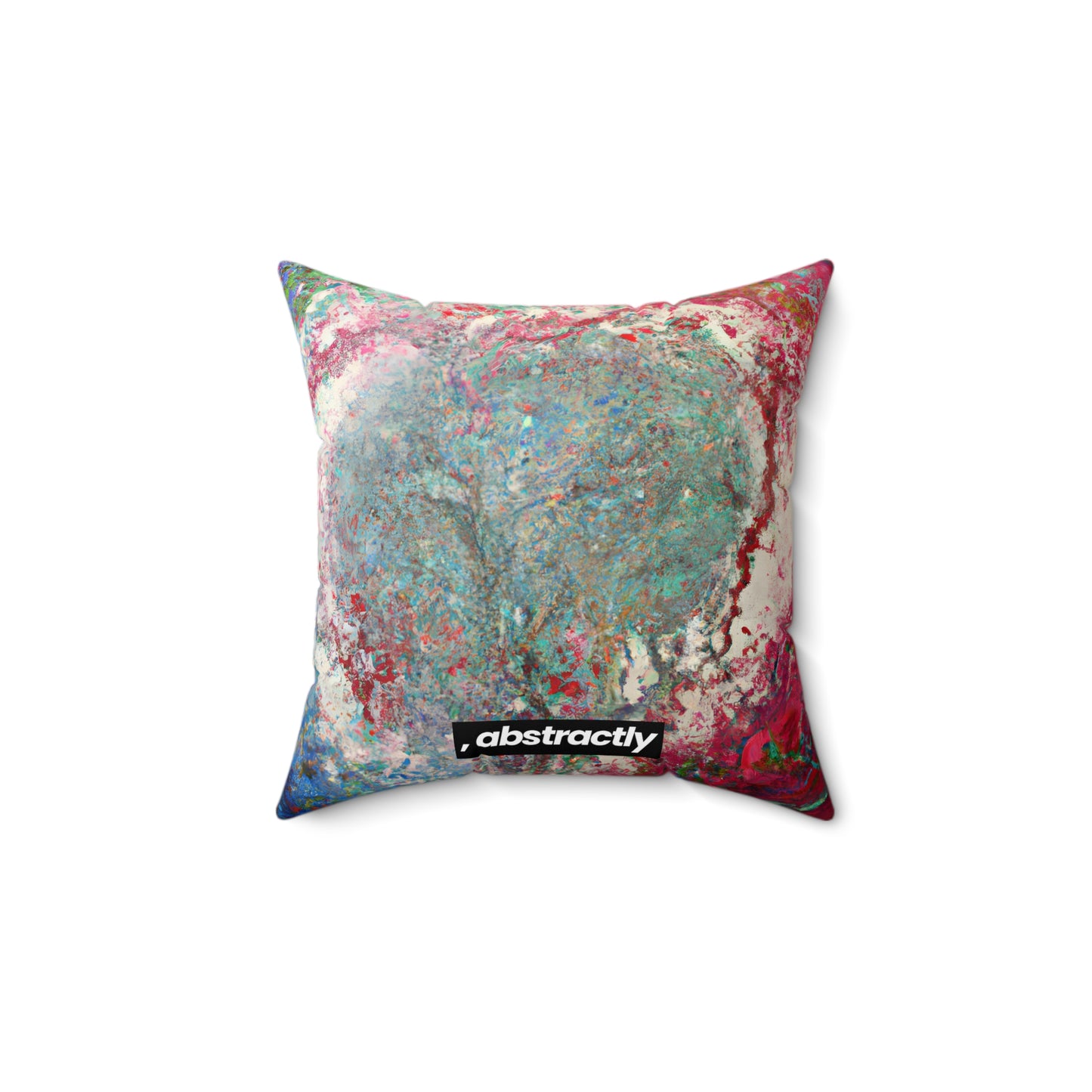 Vanadium Synthetite - Chemistry, Abstractly - Faux Suede Throw Pillow