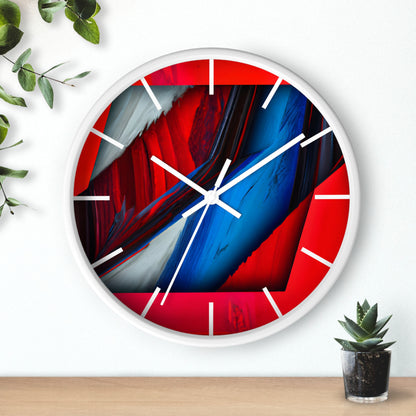 Thomas Rutherford - Tension Force, Abstractly - Wall Clock