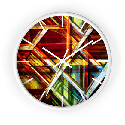 Aurelia Reynolds - Applied Force, Abstractly - Wall Clock