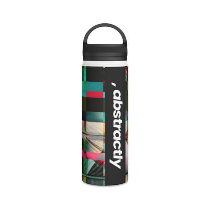 Adrian Goddard - Applied Force, Abstractly - Stainless Steel Water Bottle