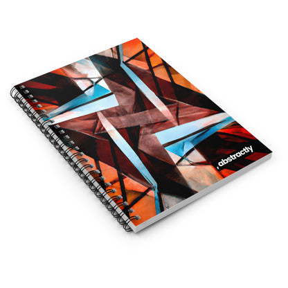 Lilian Hawking - Electric Force, Abstractly - Spiral Notebook