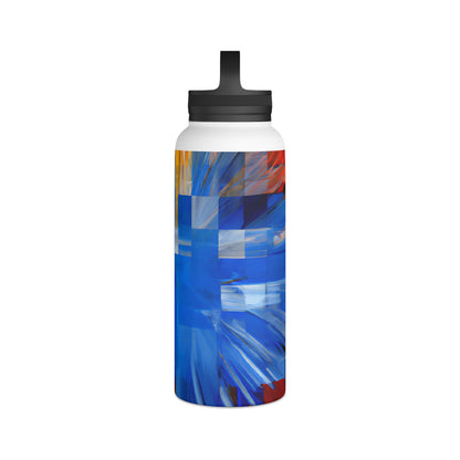 Adelaide Sinclair - Tension Force, Abstractly - Stainless Steel Water Bottle