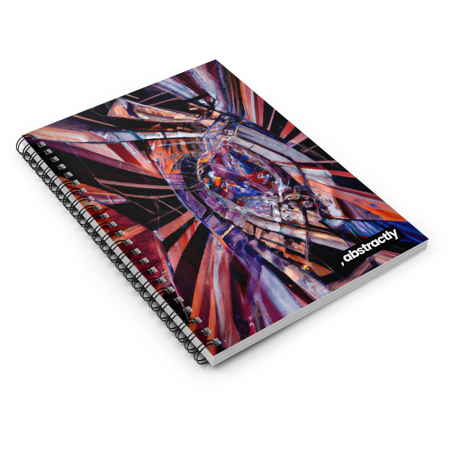 Belinda Hayes - Electromagnetic Force, Abstractly - Spiral Notebook