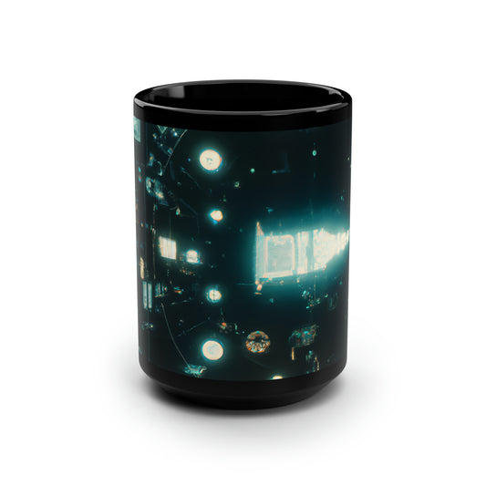 Pinnacle Assurance - Debit, Abstractly - Black Ceramic Mug 15oz