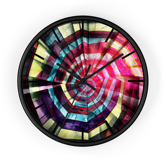 Vera Blackburn - Gravity Force, Abstractly - Wall Clock