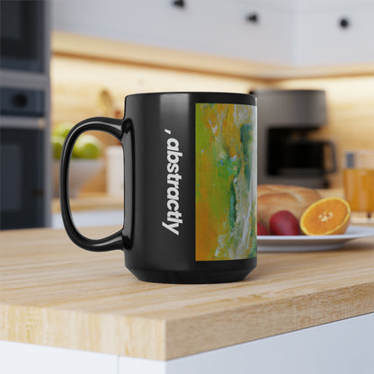 Photon-liteonium - Potassium, Abstractly - Black Ceramic Mug 15oz