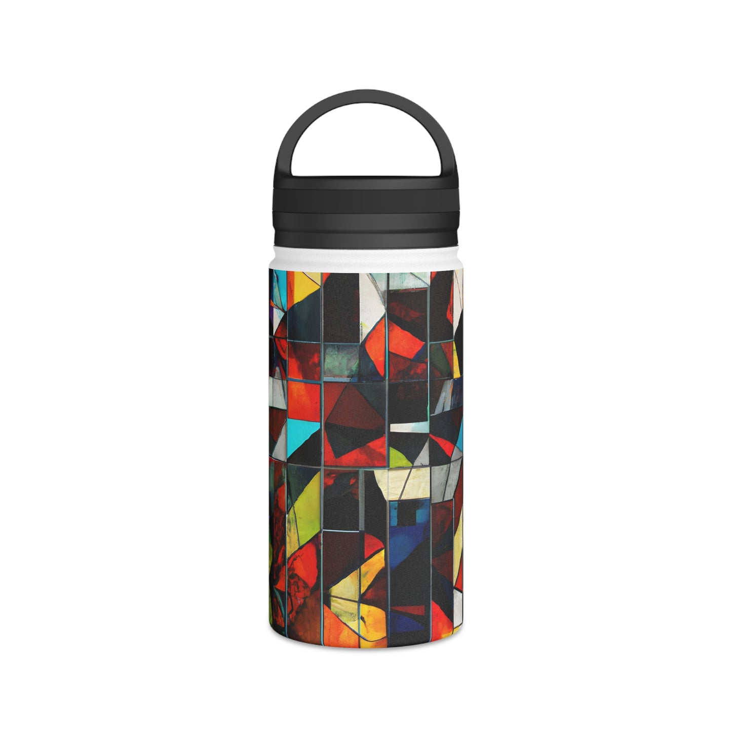 Maxine Cavanaugh - Friction Force, Abstractly - Stainless Steel Water Bottle