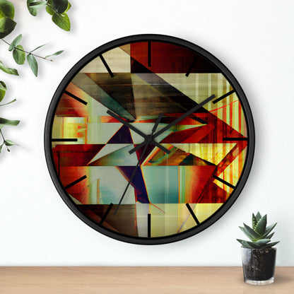 Eugene Bronson - Tension Force, Abstractly - Wall Clock