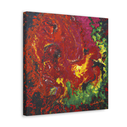 Johannsonite Crystal - Chemistry, Abstractly - Canvas