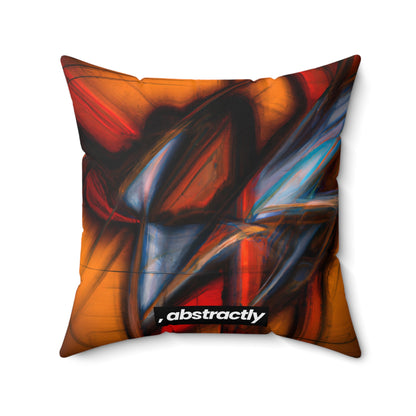 Lena Holmwood - Electromagnetic Force, Abstractly - Faux Suede Throw Pillow