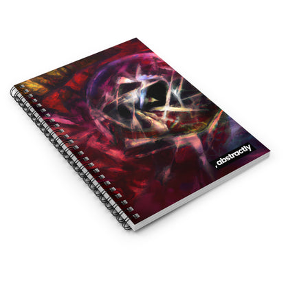 Garrett Farnsworth - Electromagnetic Force, Abstractly - Spiral Notebook